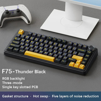 AULA F75 Bluetooth/Wired Gaming Mechanical Keyboard RGB